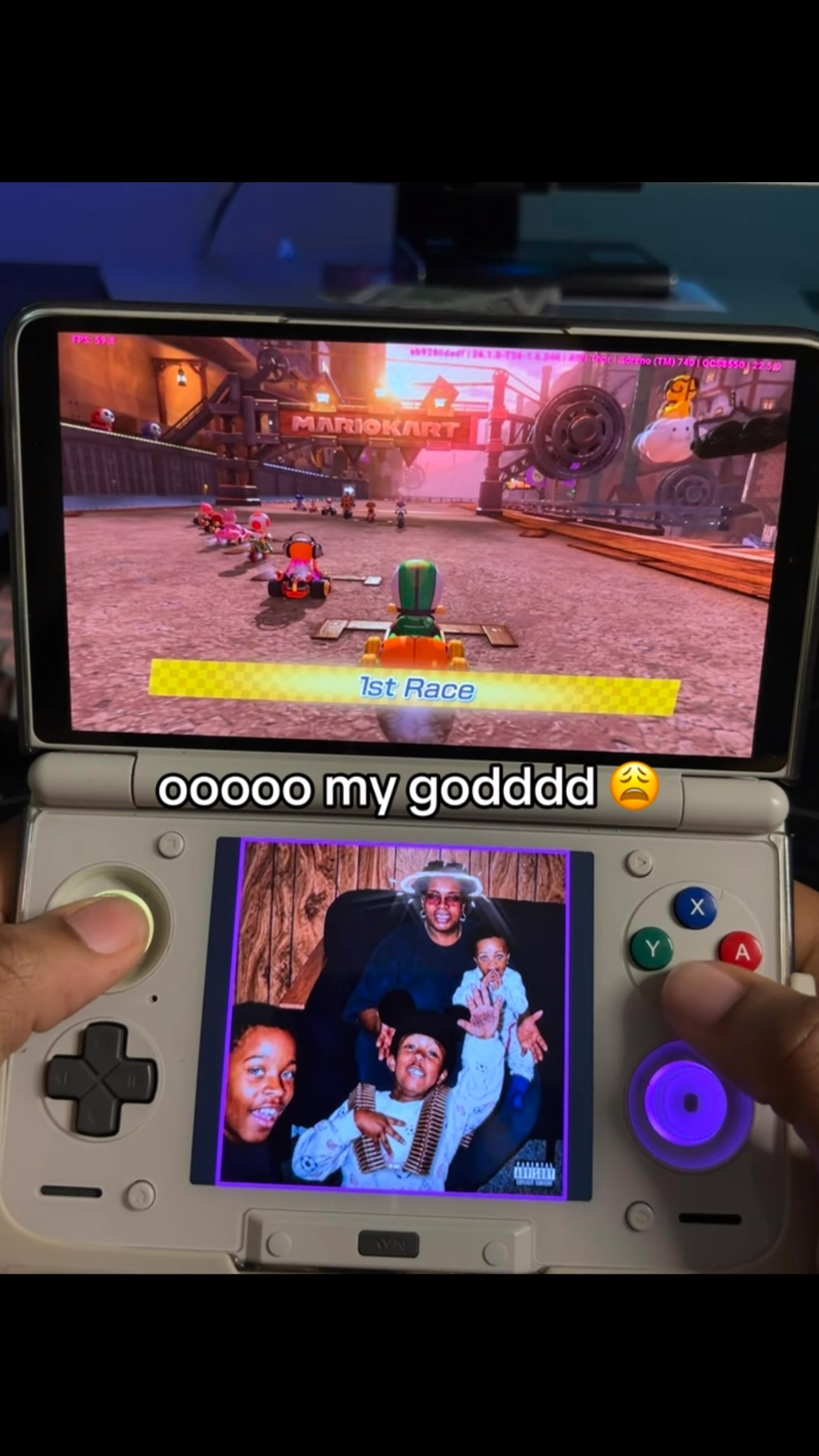 thank you uzi. #liluzivert #mariokart8 #aynthor #handheldgaming