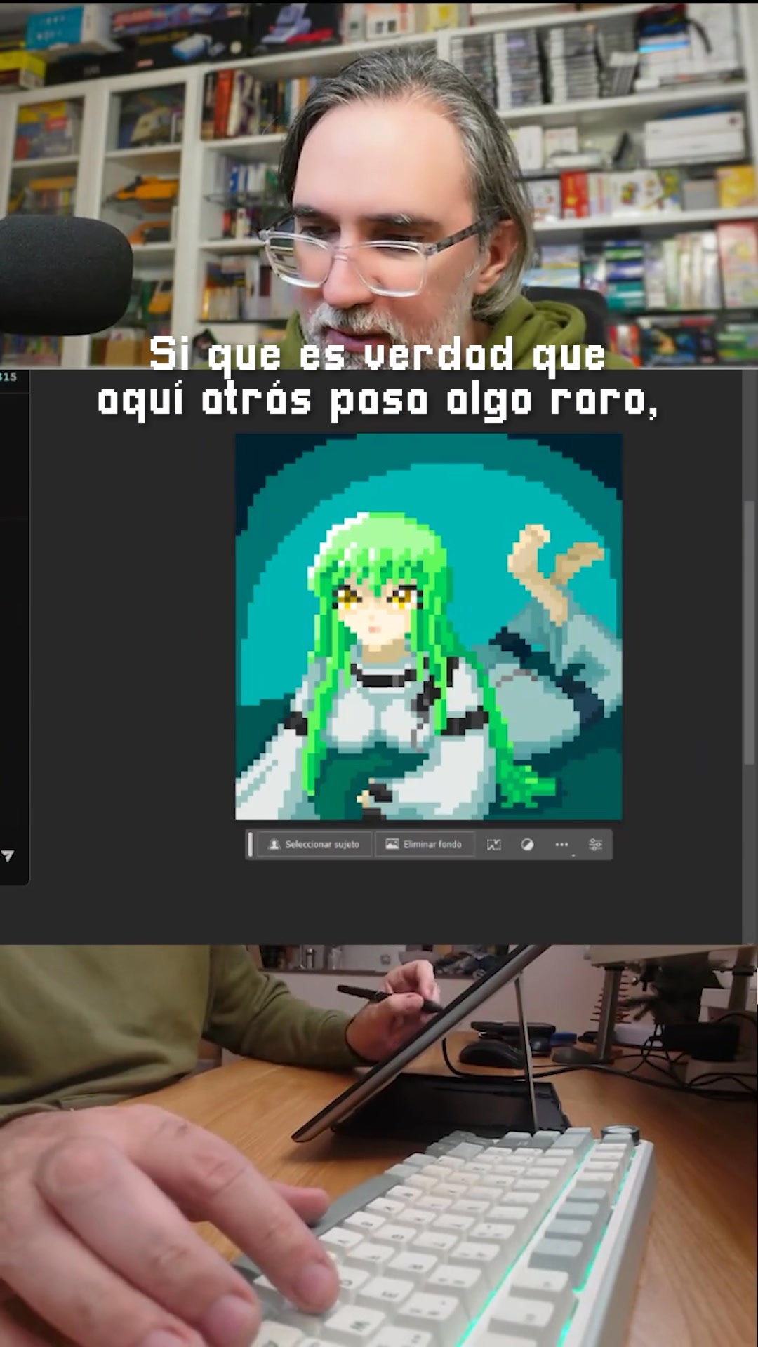 🎥 Ajustando la pose 🟢 ASMR de pixel art: pequeños cambios para que C.C ...
