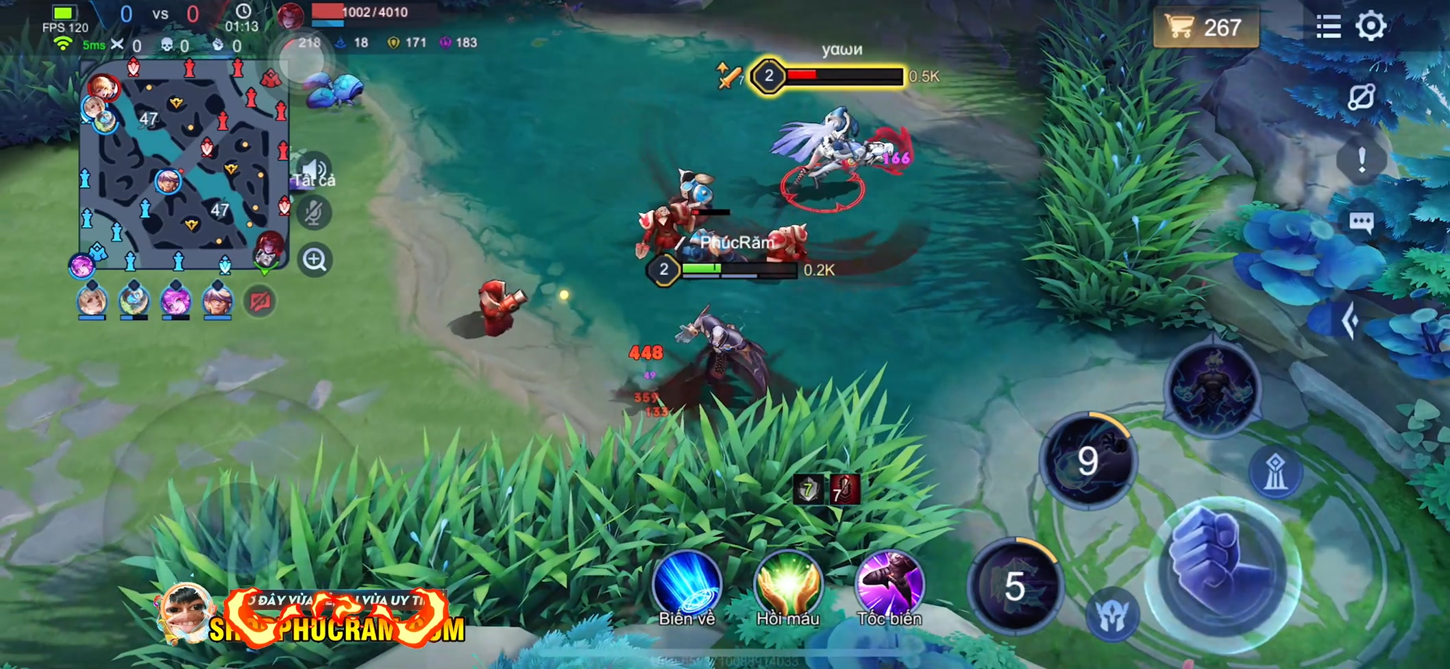 Phúc Răm vác bolt baron vào rank với build đồ campuchia khiến team bạn ...