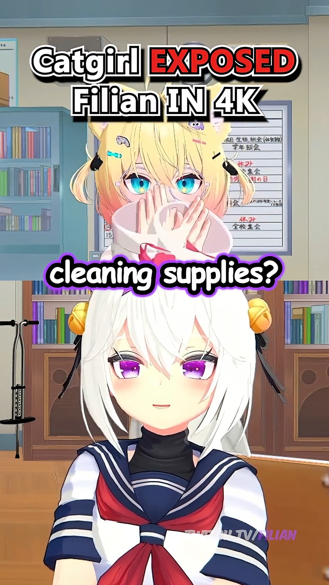 Filian Should've Cleaned Her Room Better #filian #vtuber #funny | Filian TV