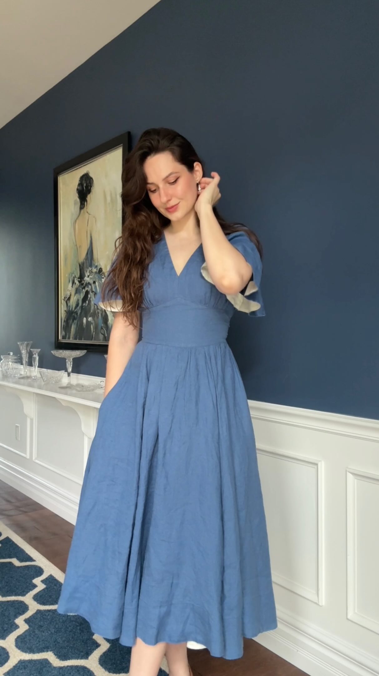 Absolutely adore this beautiful linen summer dress by @sondeflor (kindly #gifted to me)!, Son de Flor creates stunning sustainable slow fashion that can be worn for many years to come. This is 