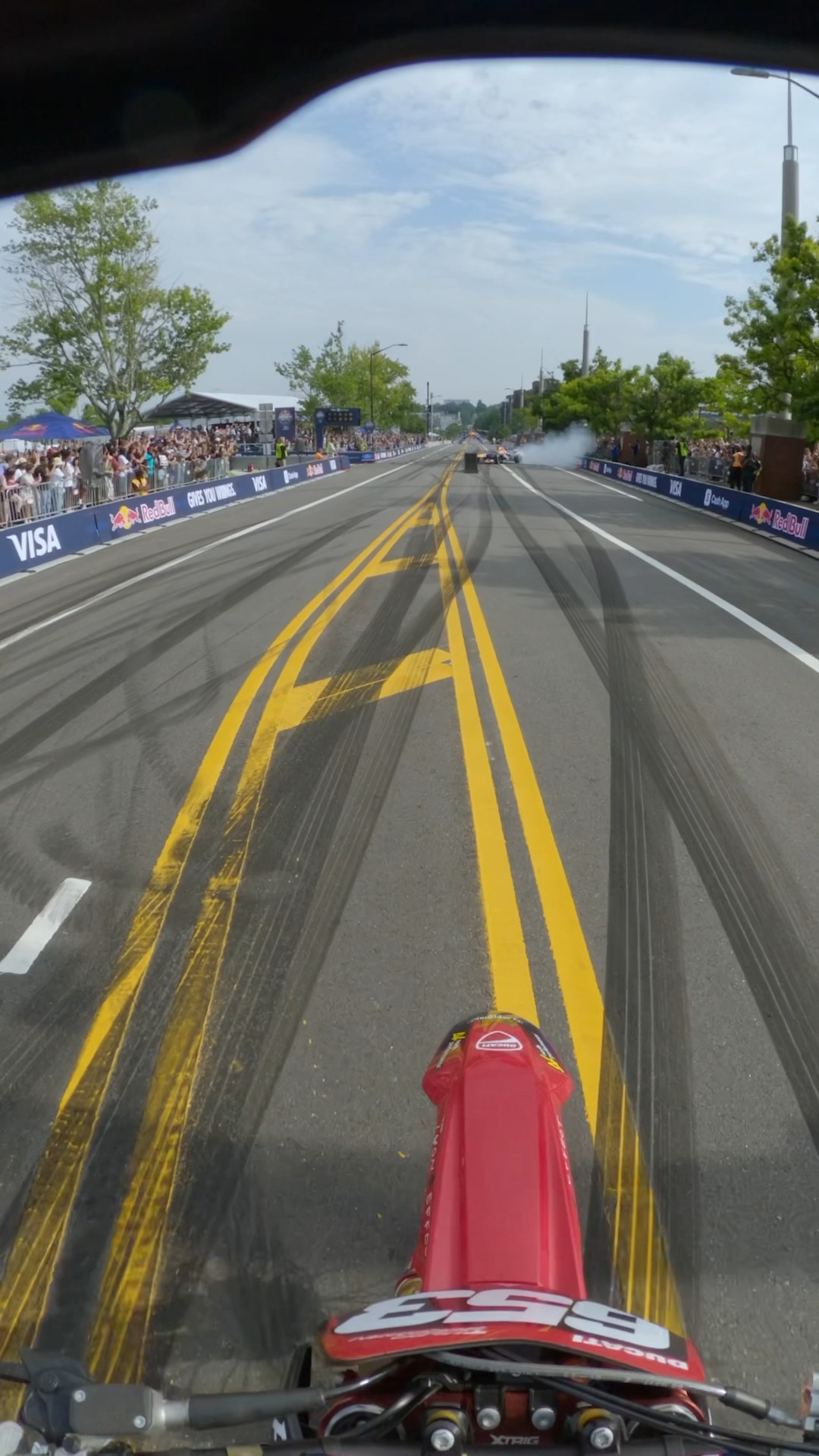 the cleanest line was above 🫡 📍: Red Bull Showrun: Atlanta