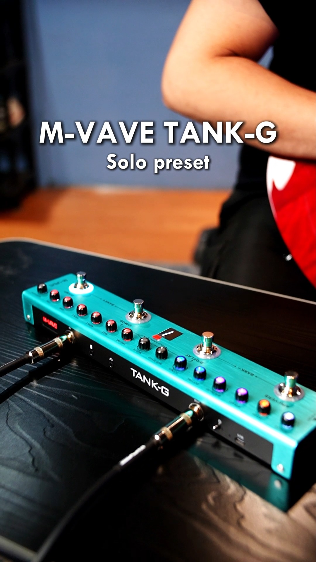Small pedal. Big possibilities. 🎛️⚡ The M-VAVE Tank-G packs amp