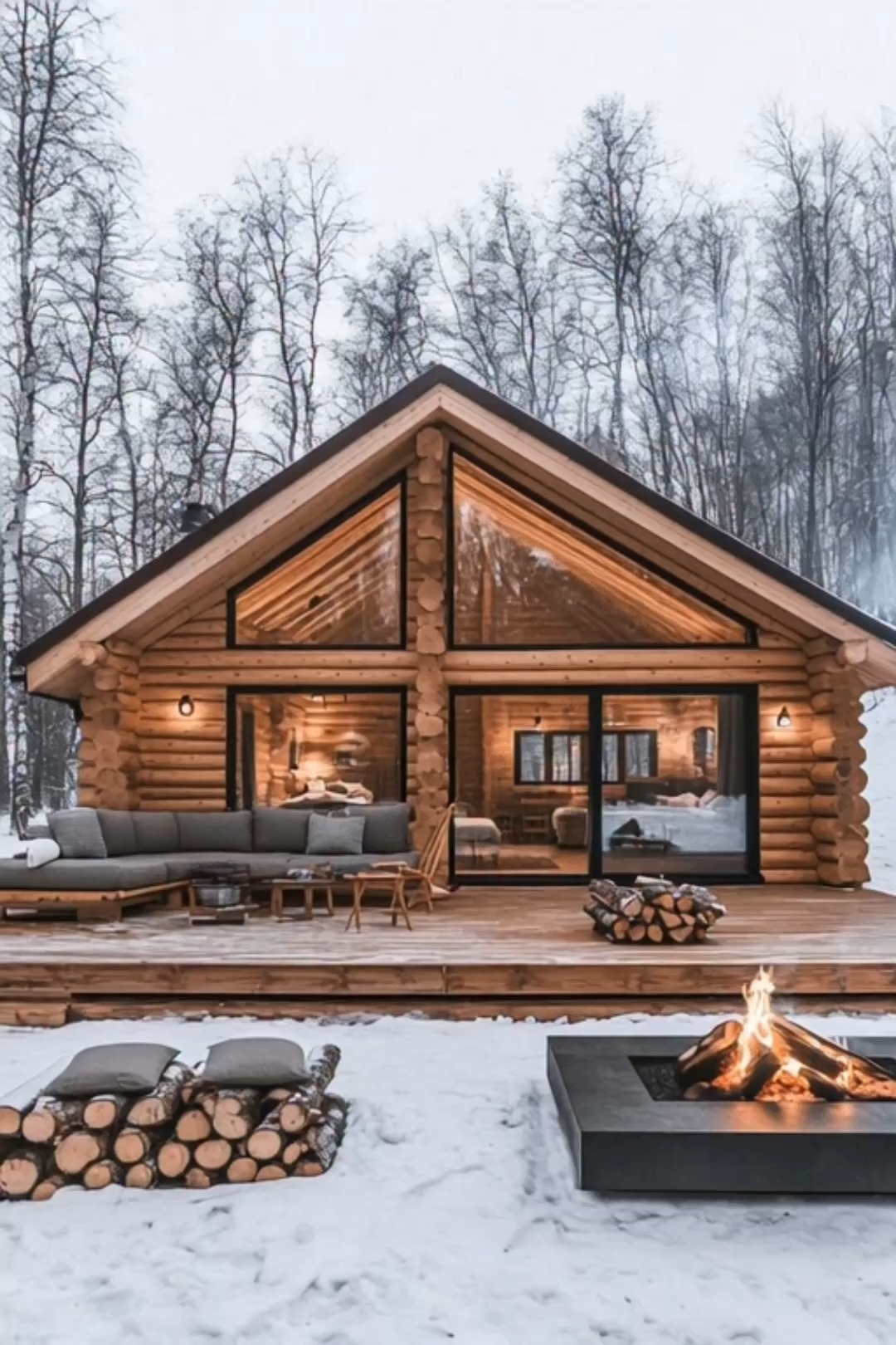 Awesome looking.😍 | Modern Log Cabins | Facebook