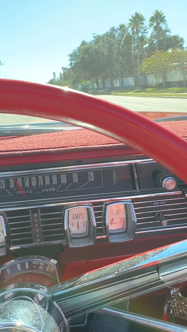 Ice Cube drove a bright blue convertible around the warning track