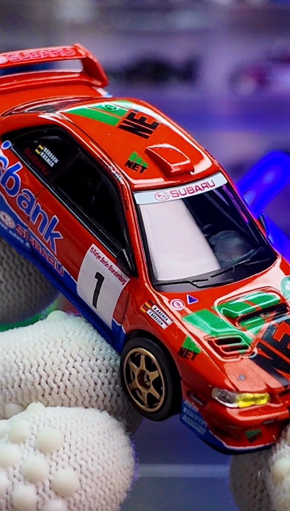The MINI GT 1:64 Model Subaru Impreza WRC97 1 1999 DRM Champion