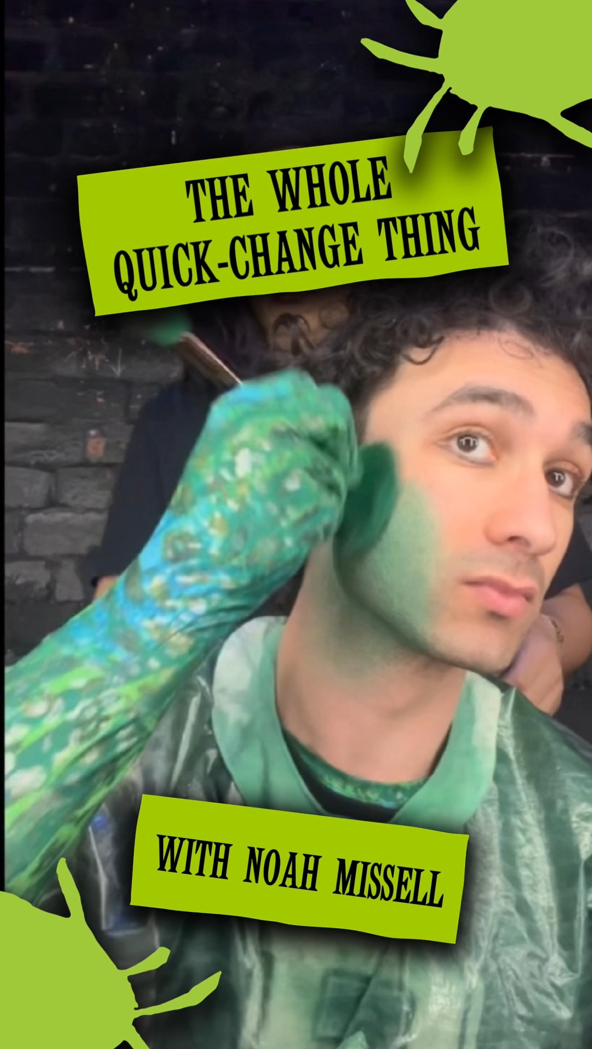 The Whole Quick Change Thing 🪲🧃 Take a peek backstage with Noah Missell ...