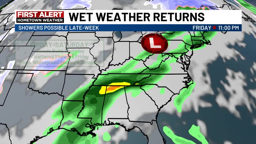 We're giving you the First Alert about some much needed rain heading ...