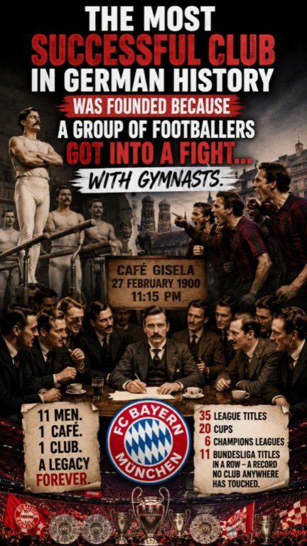 When FC Bayern Munich, a popular German soccer team, won its first