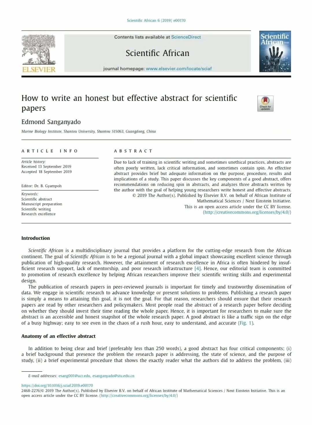👉How to write an effective 'Abstract' for a research paper!! #Academy # ...