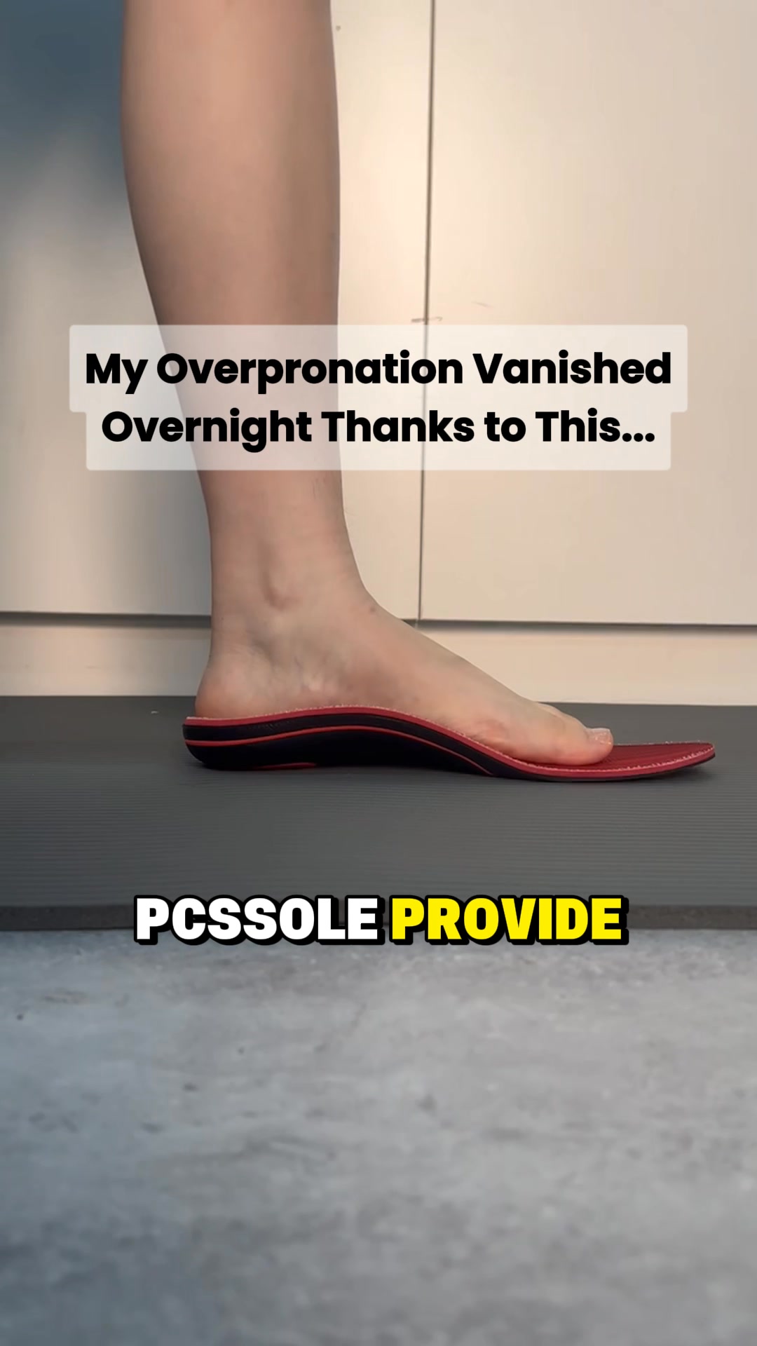 Tired of your feet rolling inward and causing knee or back pain ...