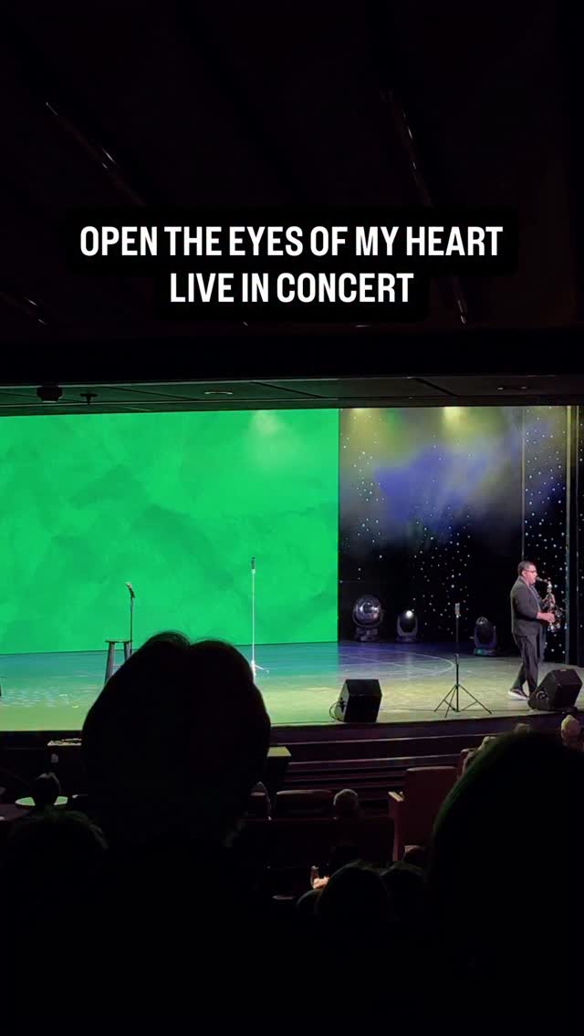 Open the Eyes of my Heart - Live in Concert 🎷 Lyrics: Open the eyes of ...