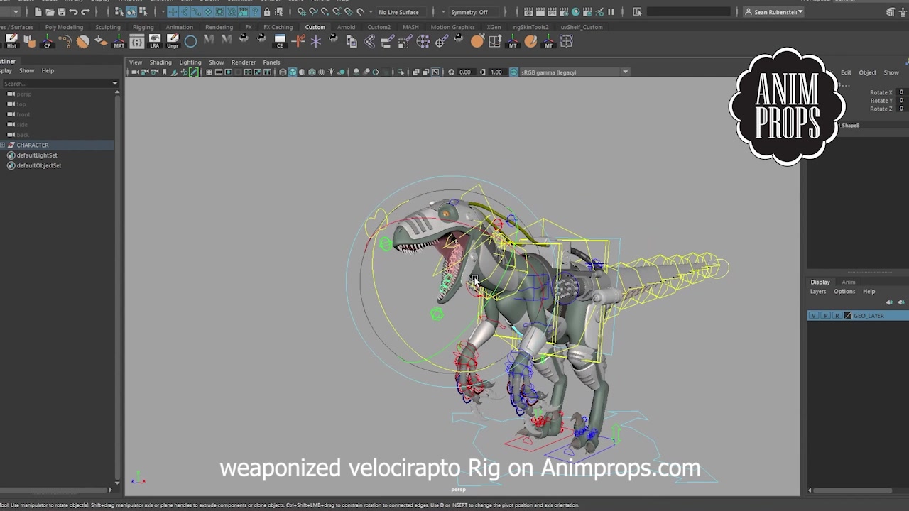 Download: https://animprops.com/artists/seanruby1/ #animation #3d #anim ...