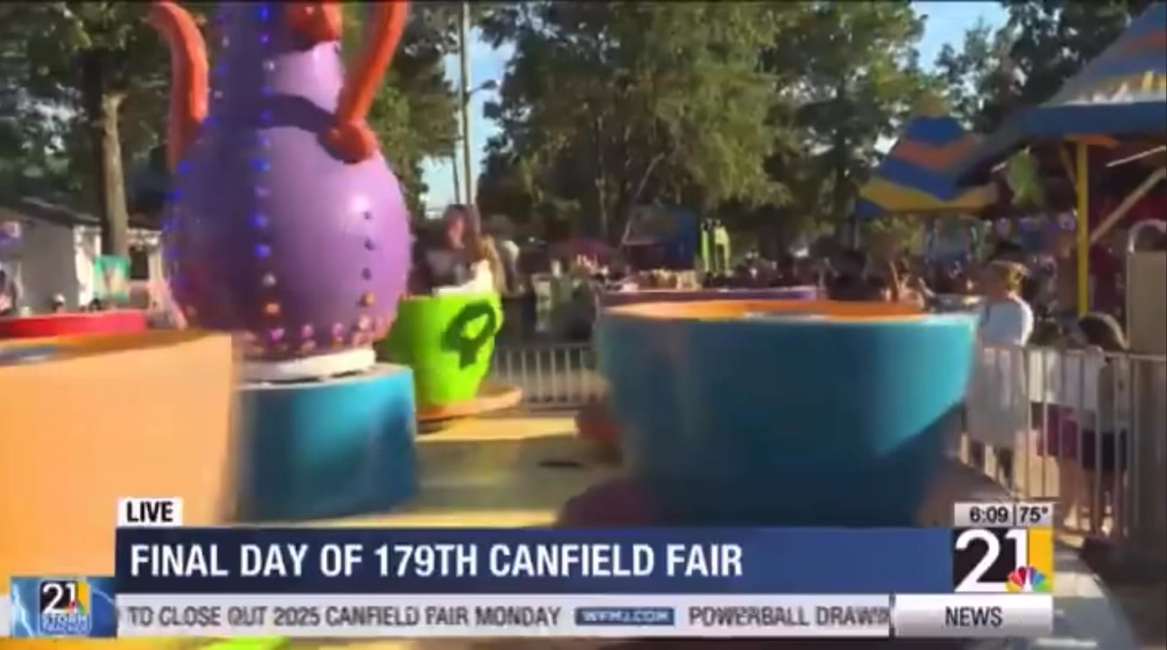 Got on a ride for the first time ever on live TV for the final day of ...