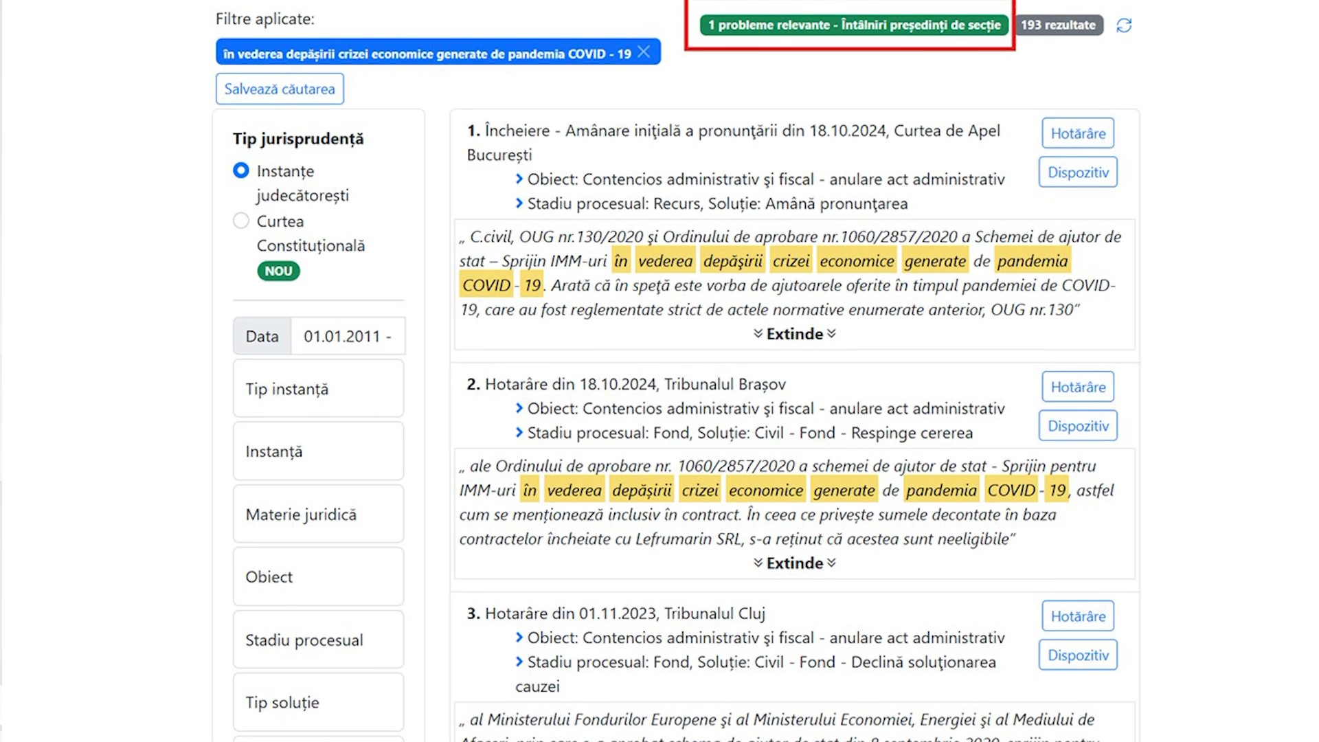 Începând de astăzi, pe portalul www.rejust.ro, este disponibil ...