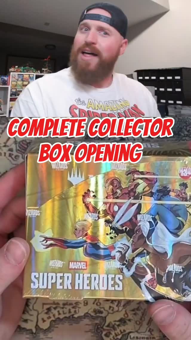 MTG× Marvel Collector box opening #mtg #mtgambassador #mtgxmarvel