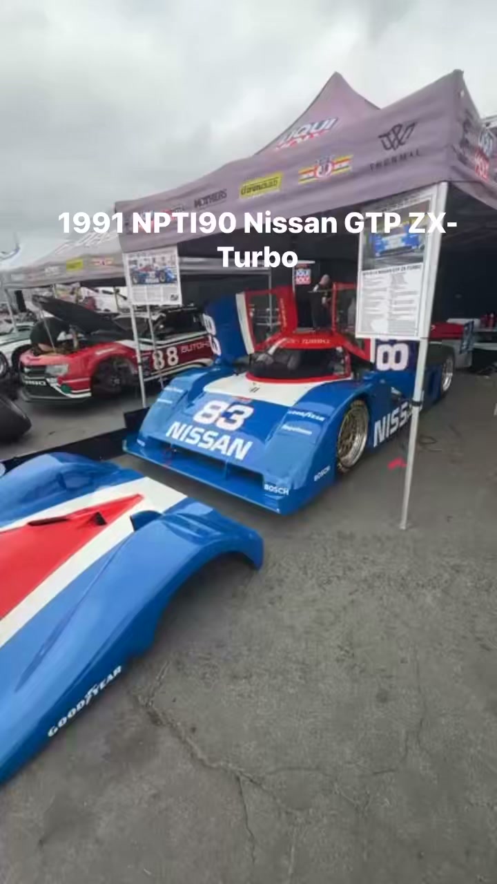 1991 NPTI90 #83 Nissan GTP ZX Turbo with 3L VG30 Engine and fully