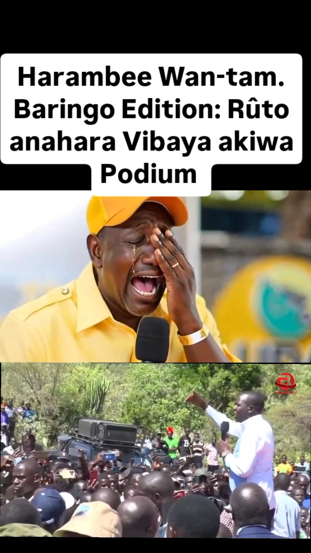 Who told baringo people how to shout: harambee Wan-tam?? #sifuna #kenya ...