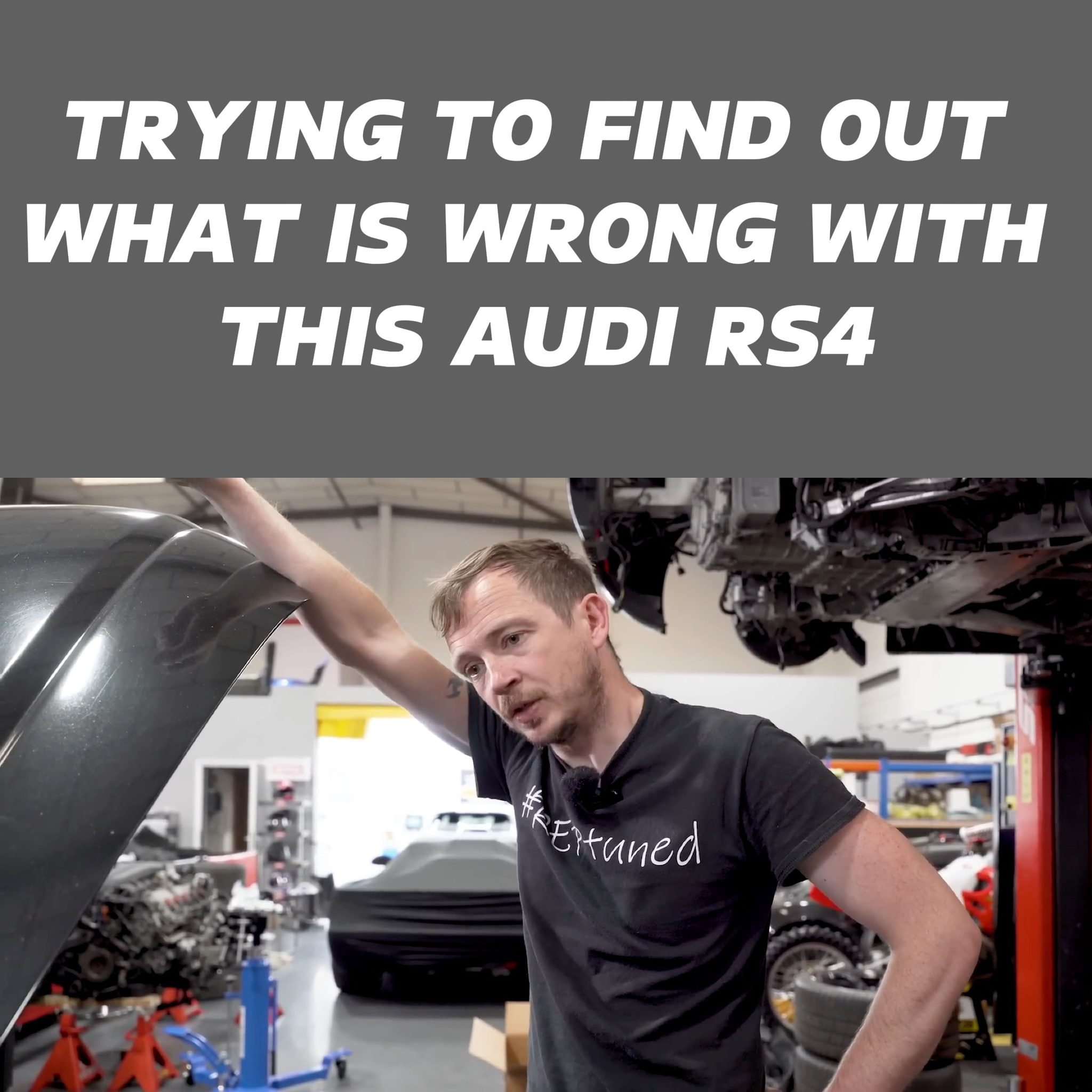 A poorly Audi RS4 (B7) has arrived at the shop But can we get