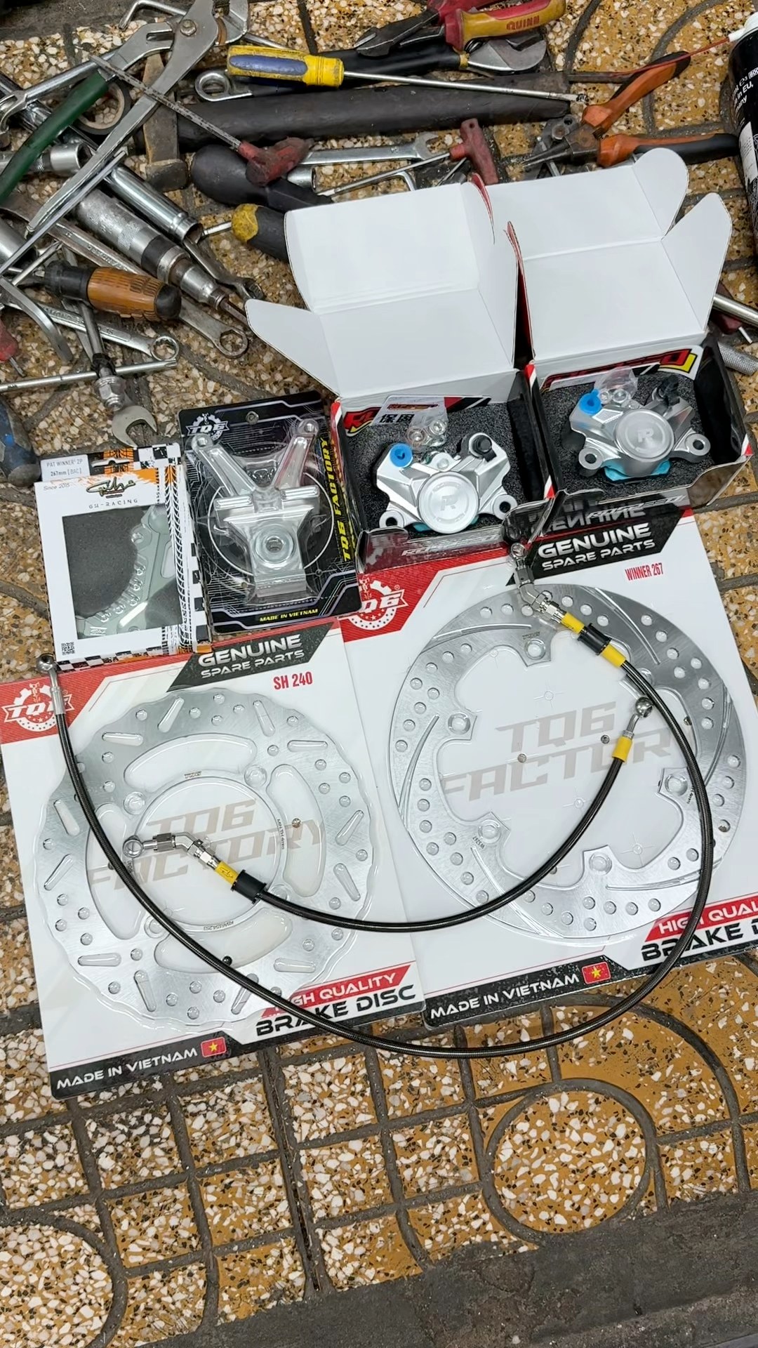 Winner x abs lên 1 cặp heo RD speed và 1 cặp đĩa thắng TQ6 | Vỹ Quận 5 ...
