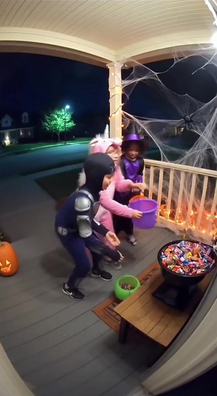 Halloween Porch Prank 😂 | They Just Wanted Candy… Halloween night ...