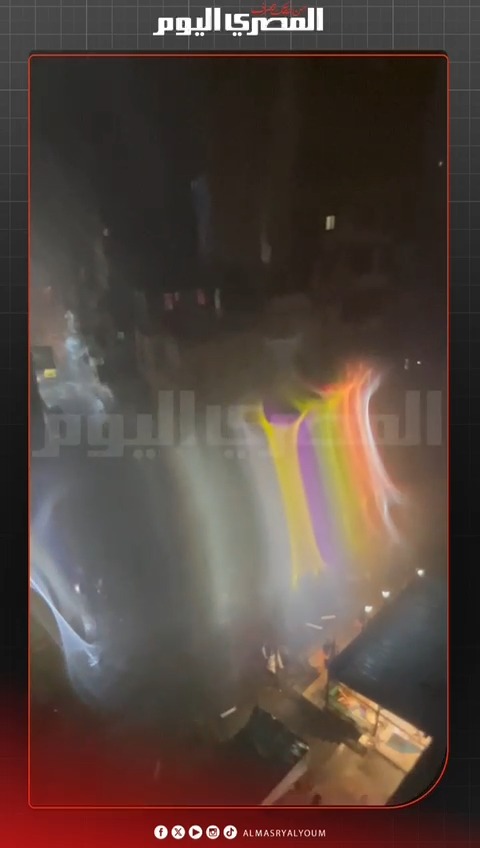 نوة المكنسة تضرب الإسكندرية برياح قوية وسيول الآن تصوير: آلاء محمود ...