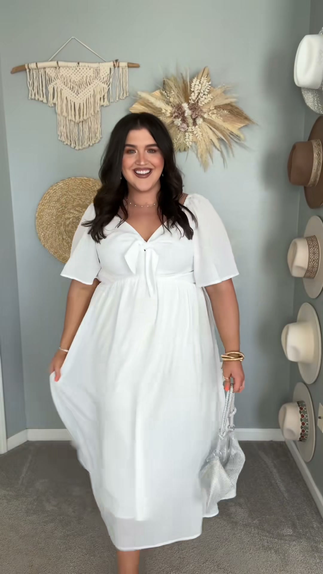 amazon white dresses plus size Trying on affordable bridal inspired 💍🤍💒 From engagement party 🍰 bridal shower 🎁 bachelorette 🥂 to honeymoon 🏝️ Wearing a XXL in each. Which is your favorite 1-4? ✨, #bridaldress Evening Wear Strapless Embroidered Net Maxi NYFW-1254 SIZE:Large cup D