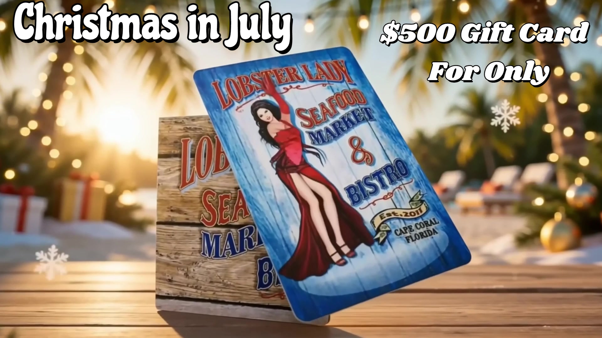 lobster lady dress code $100 Free Gift Card Promo!, Christmas in July!! ***Begins Wed July 1st*** VIP Gift Card Offer. This is only posted on Facebook for our Friends and Regulars. We have a limited number of pleated dress women