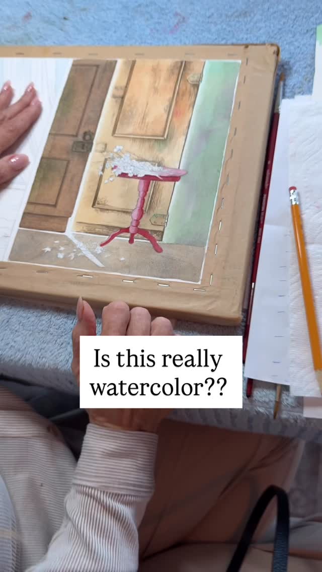 This is really watercolor! #pommfineart #watercolor #watercolorpainting ...