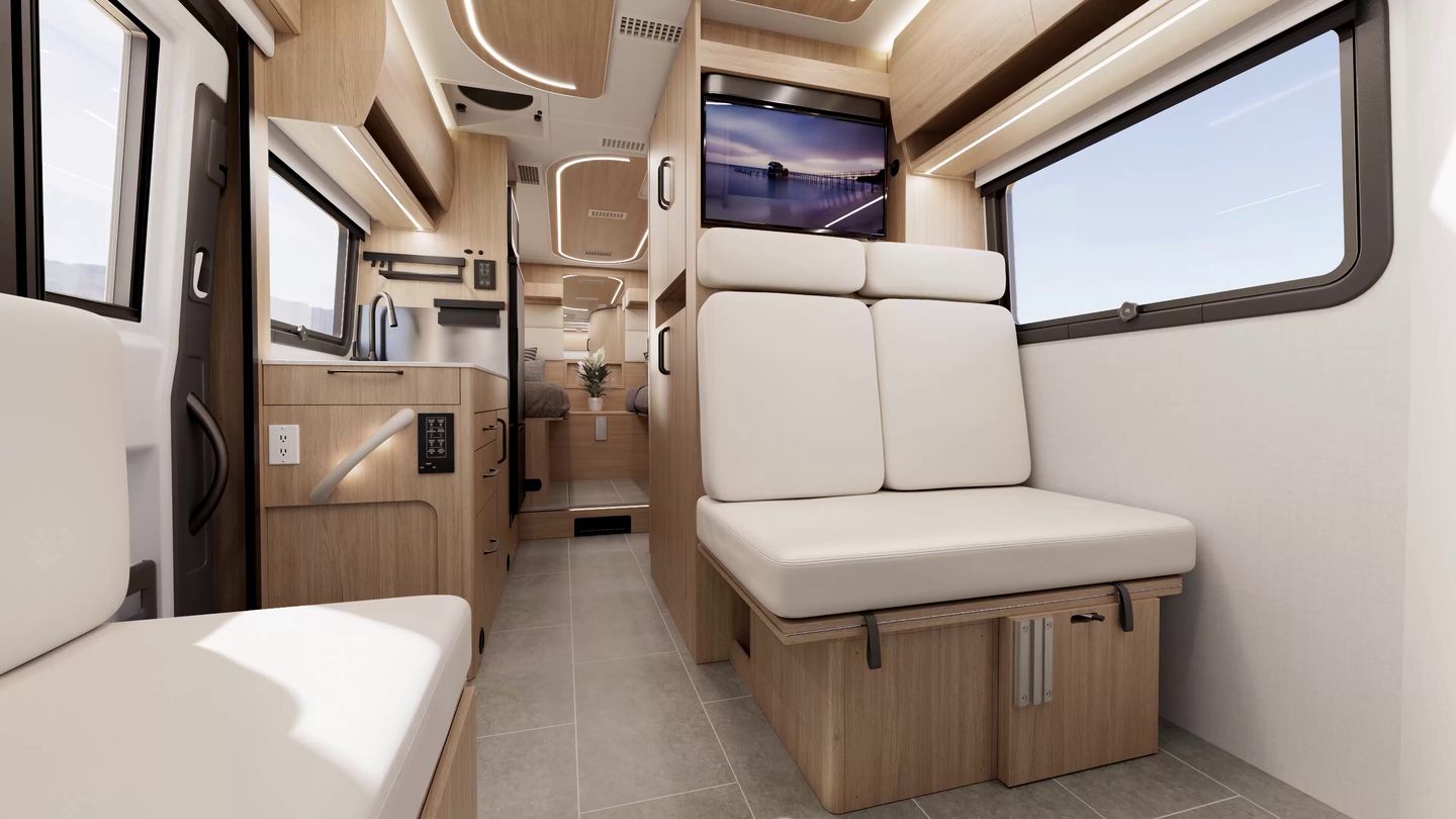At the heart of the all-new Unity TBX floorplan is LTV's new Swivel ...