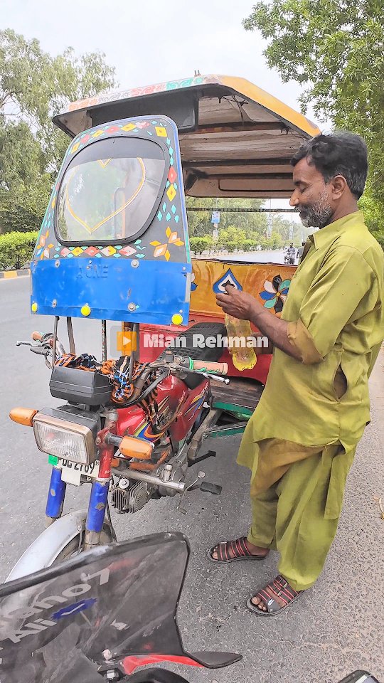 Uncle ji ke Rickshaw ka ⛽ khatam ho Gya 😥😭 #mianrehmano7 #mianrehman # ...