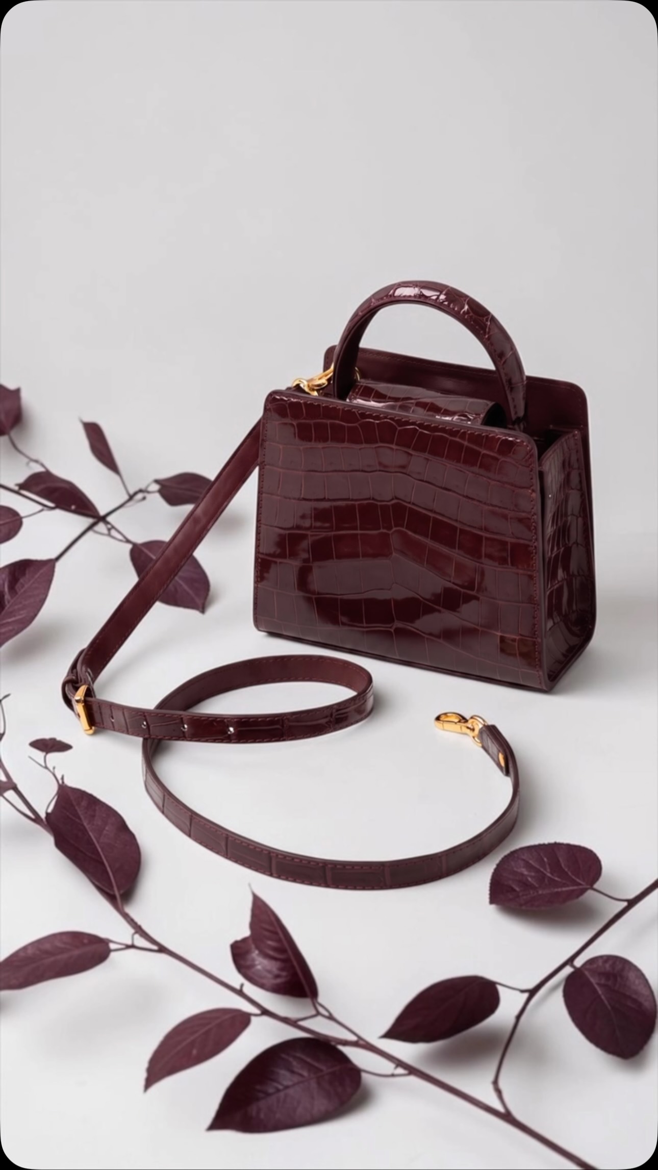 Suzy22” collection Made of Crocodile skin available at all OPIUM