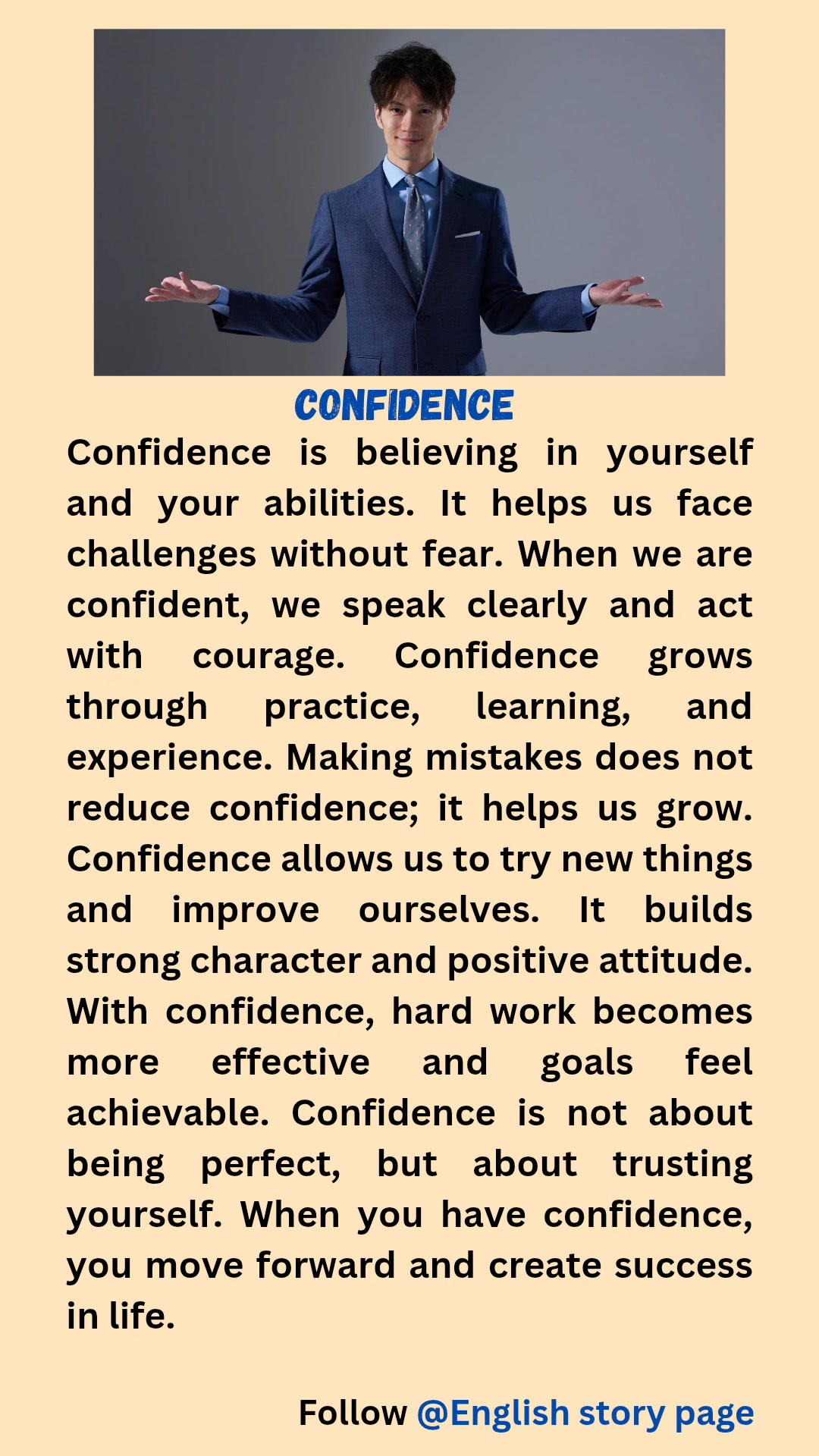 Confidence #Confidence #fouryouシ #education #English | English Story ...