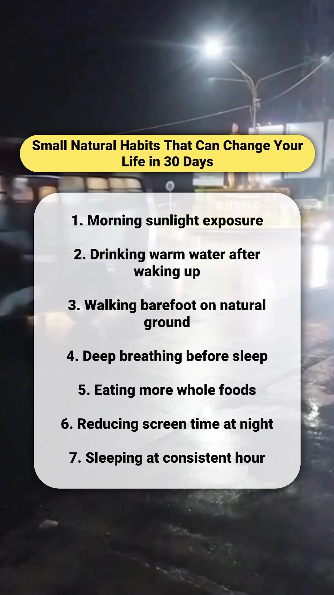 Small Natural Habits That Can Change Your Life in 30 Days! # ...
