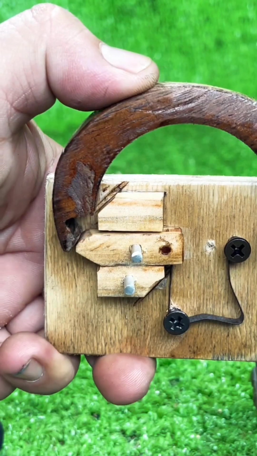 Simple idea #easytools #mydiystyle #woodworking Mechanism Lock New ...