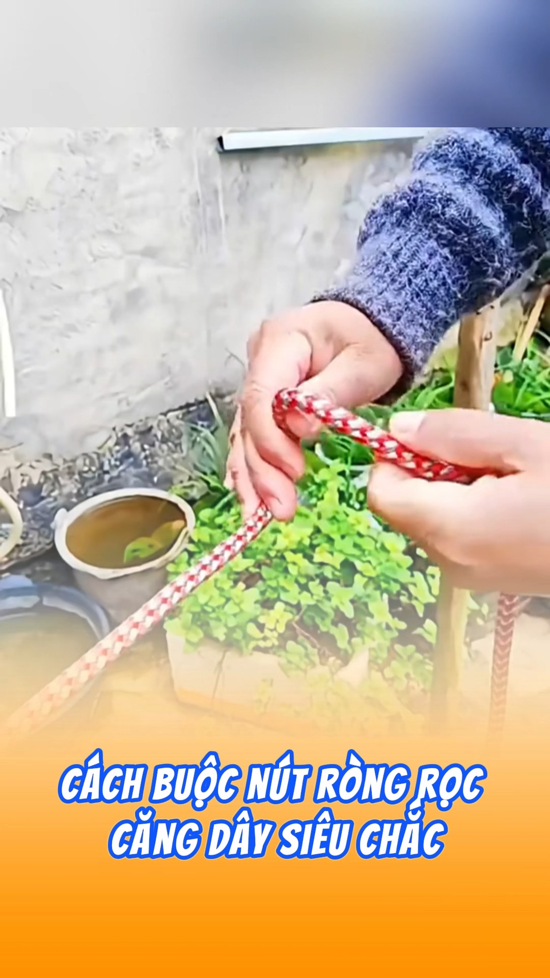 Cách buộc nút ròng rọc căng dây siêu chắc #tipshay #meohay # ...