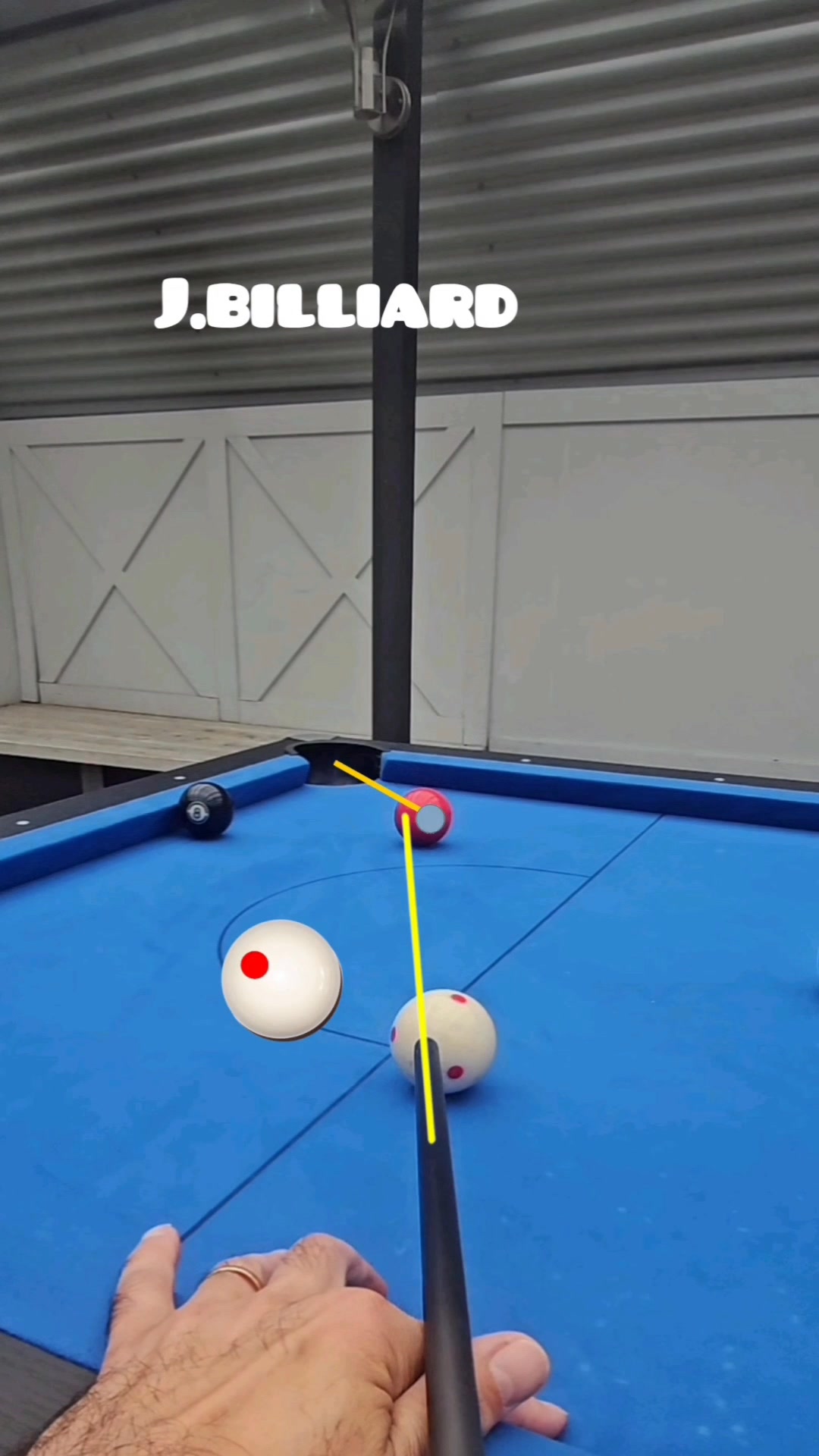 How to Adjust Your Aim for Deflection #8ballpool #trickshots #billiards ...