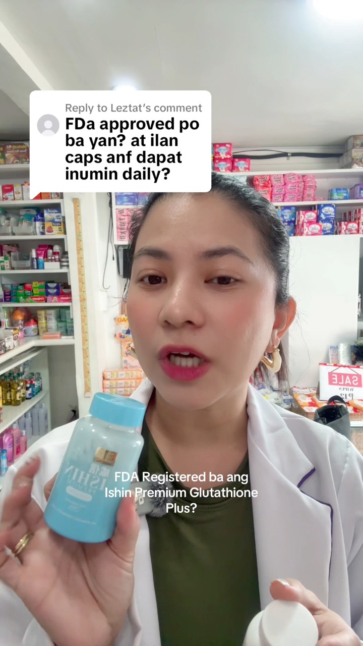 is ishin glutathione fda approved registered ba ang Premium Glutathione? | Gaze Pharmacist KLOW Peptide Blend: Inside Type:Assorted Chocolate Bacteriostatic Sodium Chloride 0.9% for Injection