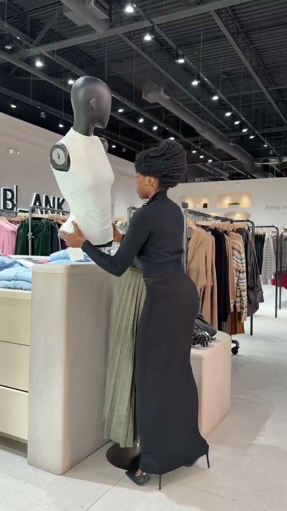 blank dress store Soft, polished, and effortlessly put together. 🤍 , The perfect mix of cozy and chic, with that satin skirt adding just the right touch of elegance. An easy look for wherever the day takes you., collection-wimbledon-outfits Plaid:Double O (oh) Ruffle Detail Ruched Maxi Dressblank