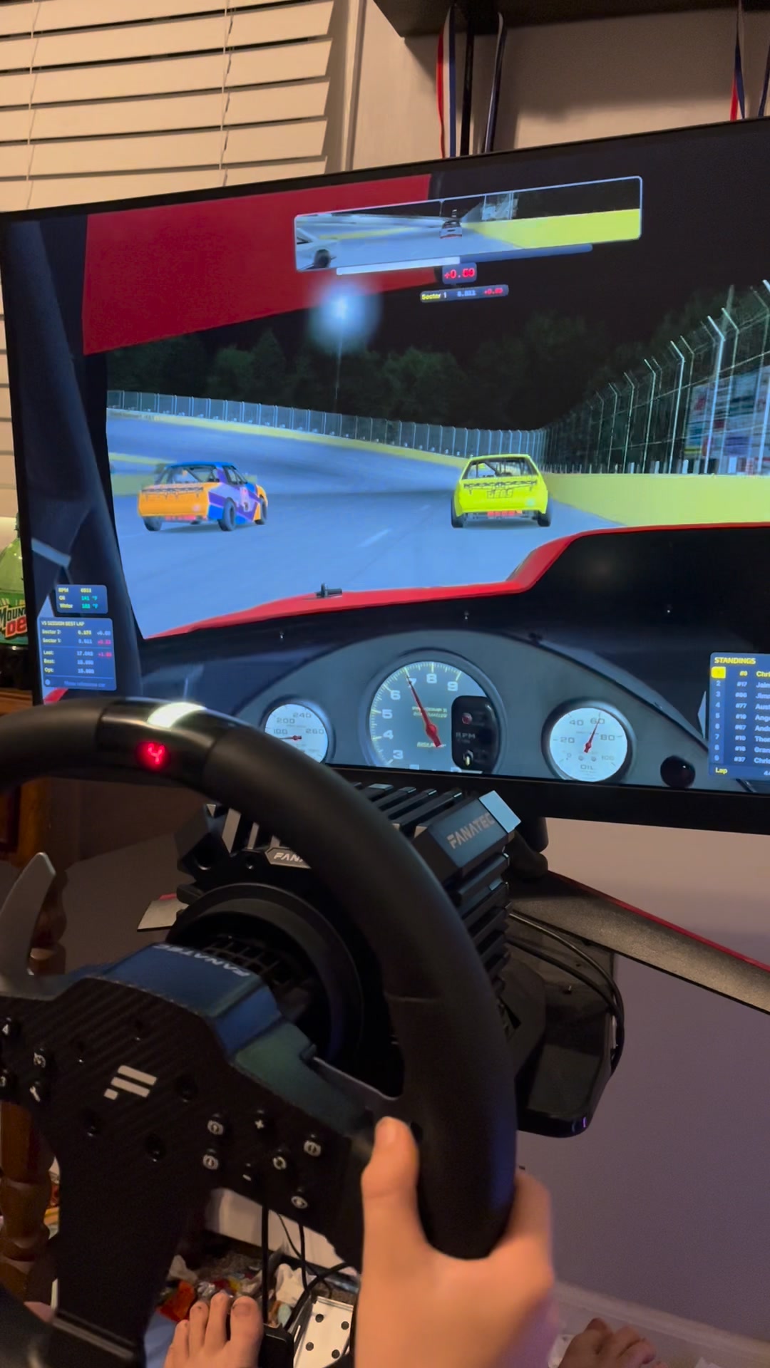 Thomas Mullins Racing and myself digging on iRacing. Uncle Randy ...