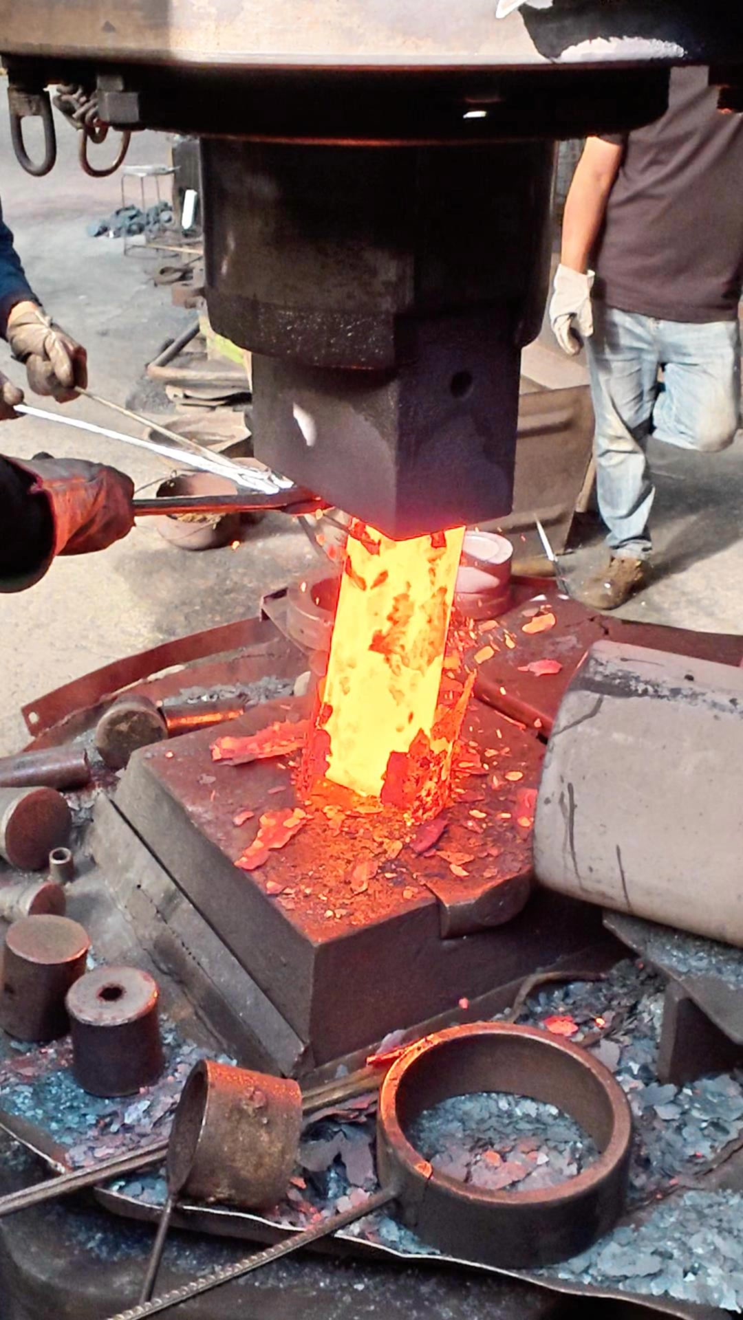 Inside the forging factory Into the Fire: Our Daily Office #forge # ...