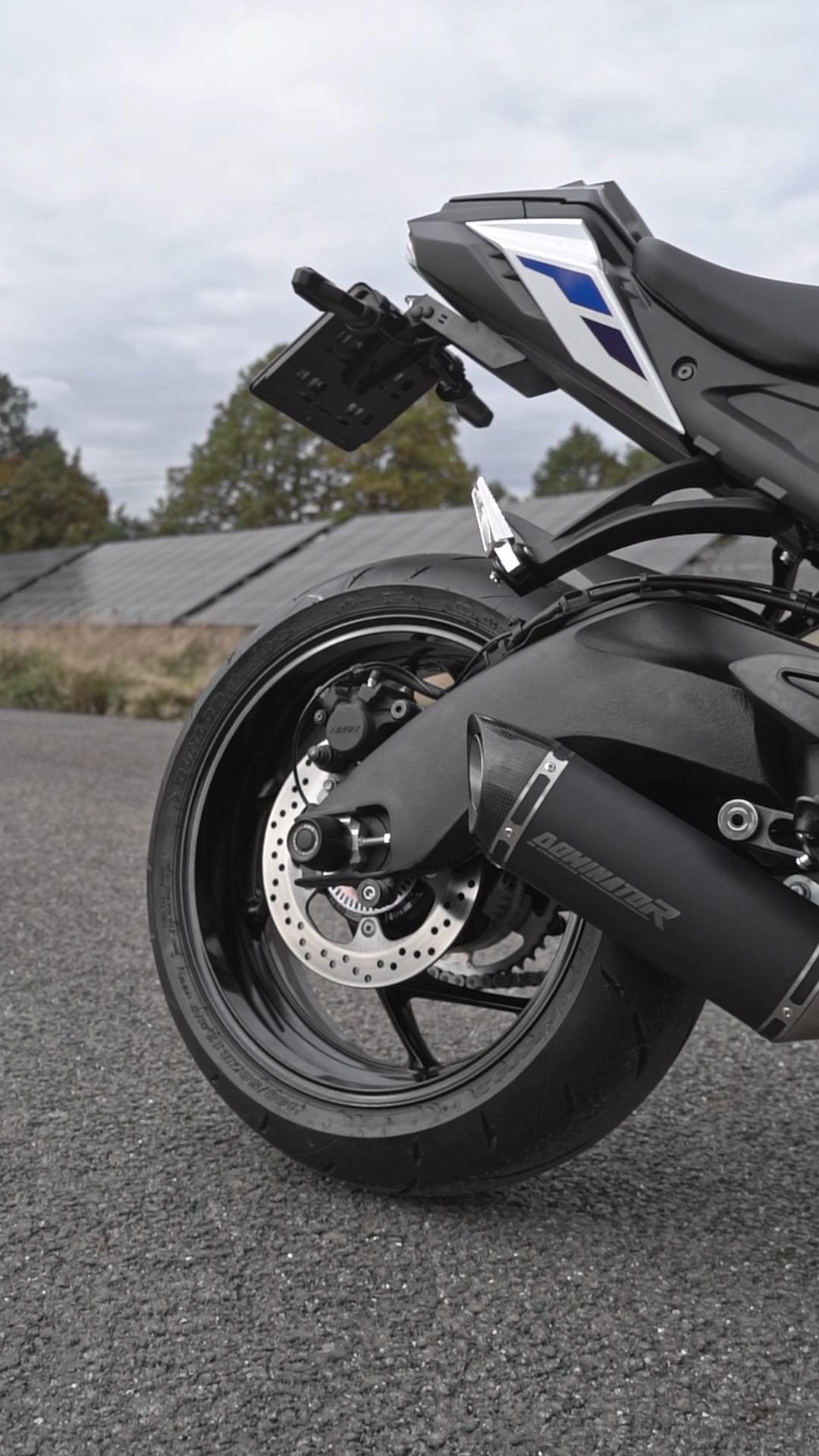 2個セット Sound of the 2025 Suzuki GSX-S 1000 with full Dominator HP8