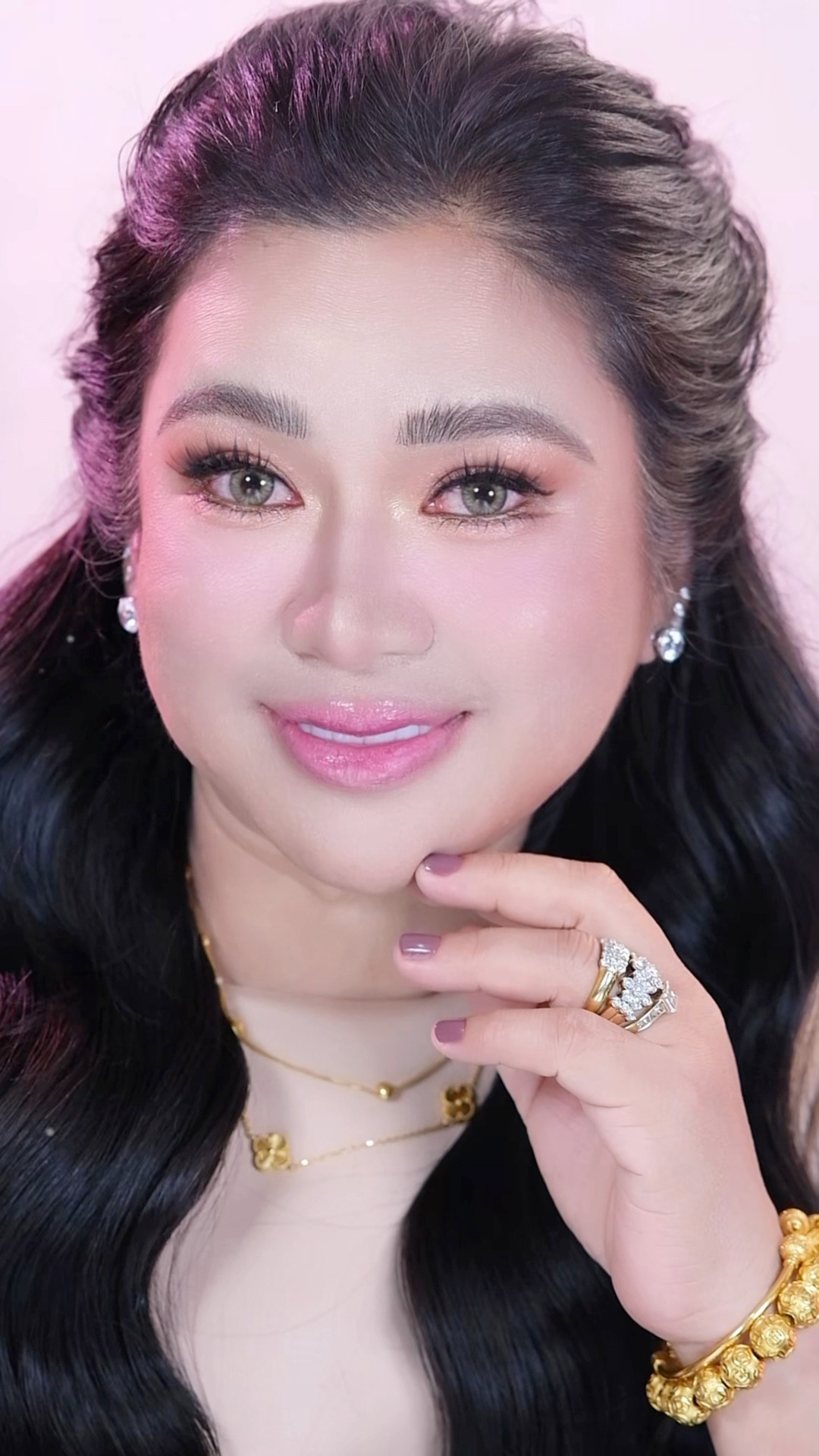 @50th Full Glam (signature makeup) yong Skin po ni Client is Her first ...