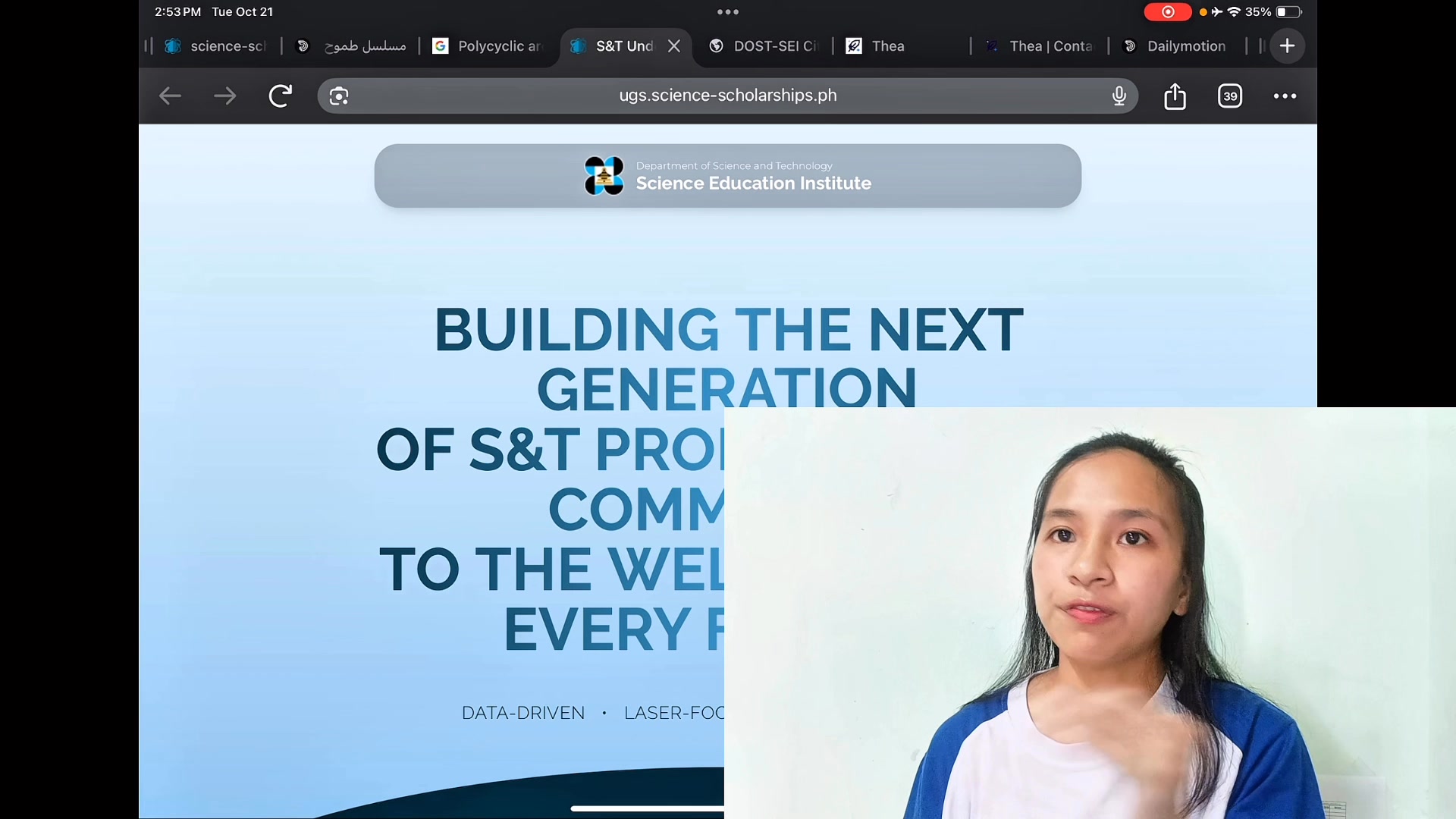 𝐀 𝐠𝐮𝐢𝐝𝐞 𝐭𝐨 𝐭𝐡𝐞 𝐃𝐎𝐒𝐓-𝐒𝐄𝐈 𝐔𝐧𝐝𝐞𝐫𝐠𝐫𝐚𝐝𝐮𝐚𝐭𝐞 𝐒𝐜𝐡𝐨𝐥𝐚𝐫𝐬𝐡𝐢𝐩. This video contains ...