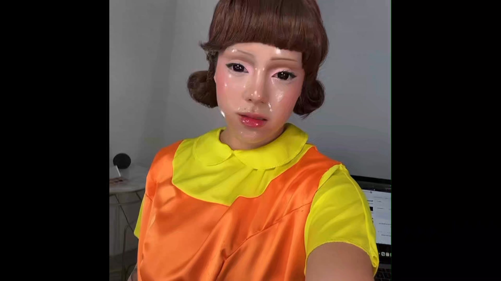 Tutorial de la muñeca del juego del calamar #tutorial #maquillaje # ...