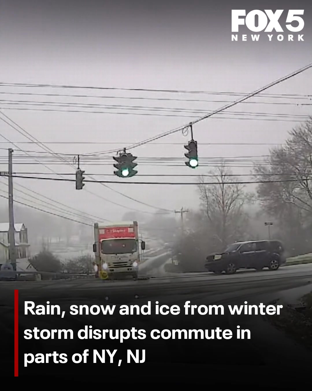 A messy winter storm is sweeping across New York and New Jersey Tuesday ...