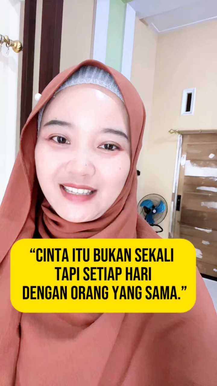 Rumah tangga yang berkah bukan yang sempurna, tapi yang terus saling ...