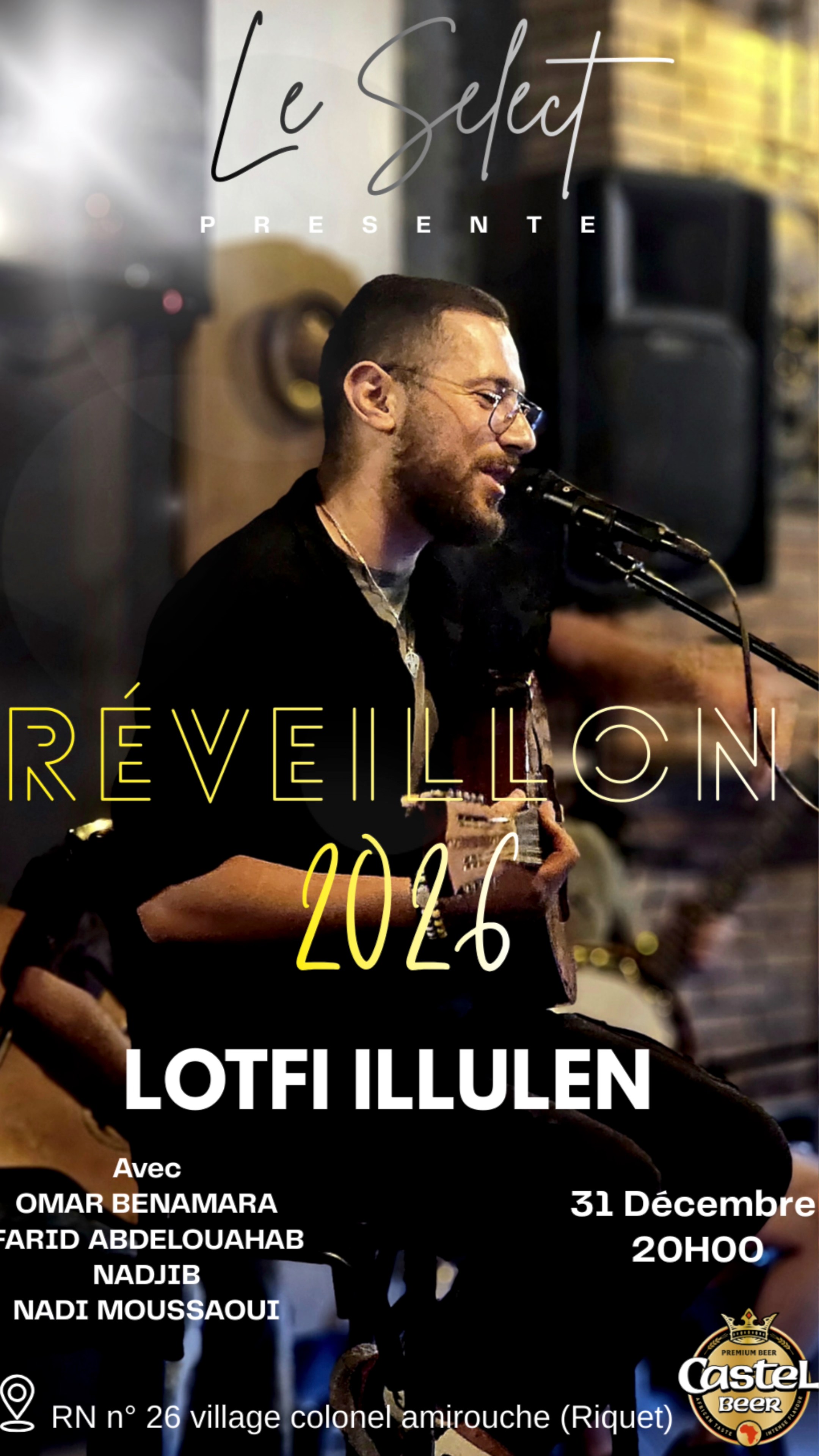 Pour ce réveillon je serais au Select pour accueilli l’année 2026 avec ...
