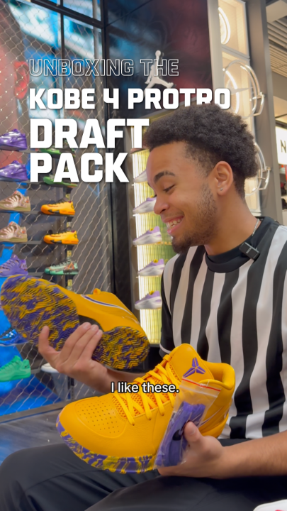 Nike outdid themselves with the Kobe 4 Protro “Draft Pack” drop