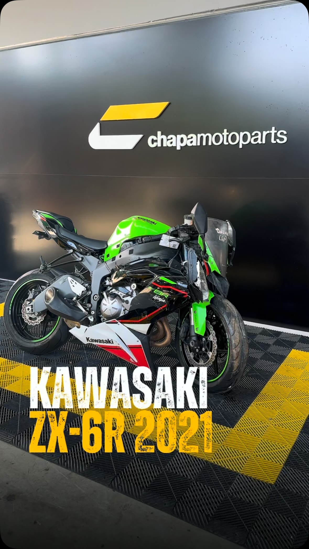 Kawasaki ZX-6R 2021| Peças à venda! Peças de moto usadas originais